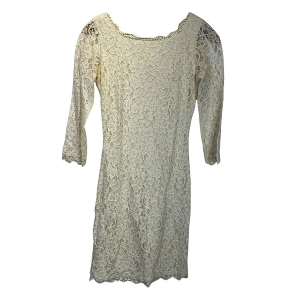 Diane Von Furstenberg Zarita lace Mini dress ivory - 4 - Picture 3 of 13